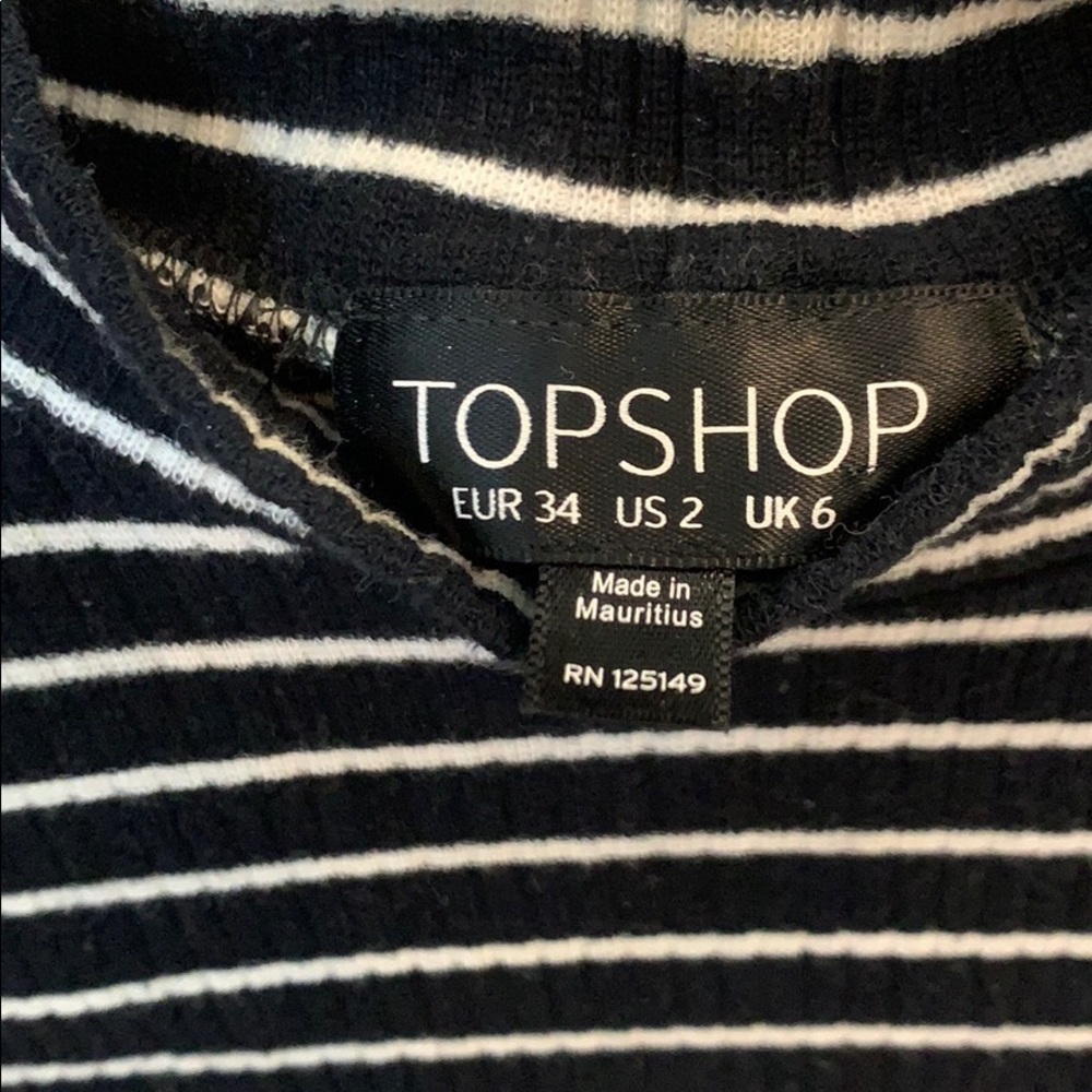 Topshop striped crop top - Picture 4 of 4
